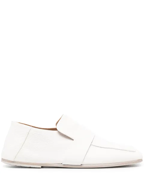 Marsèll square-toe leather loafers