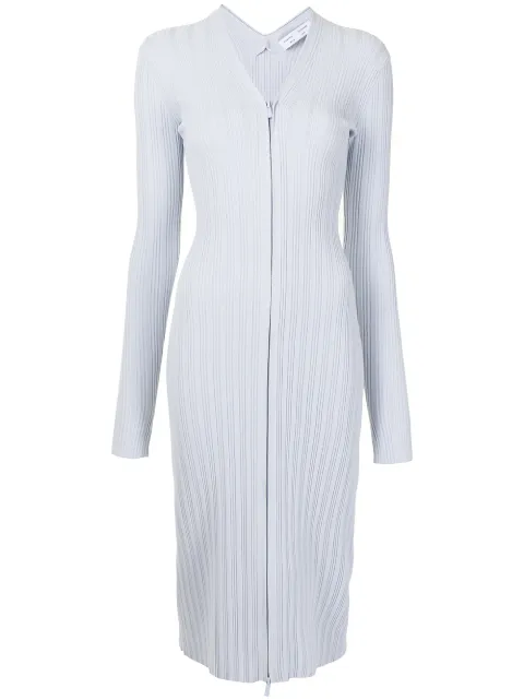 Proenza Schouler White Label ribbed knitted cardigan dress