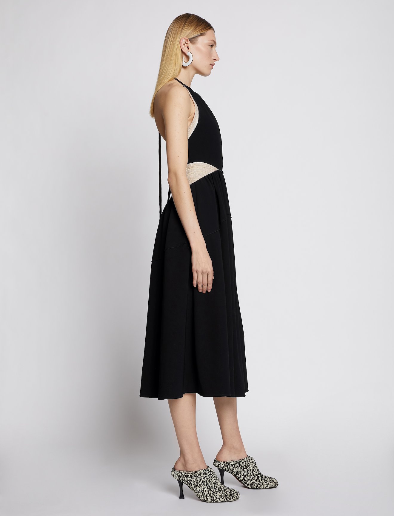 Crepe Halter Dress #1
