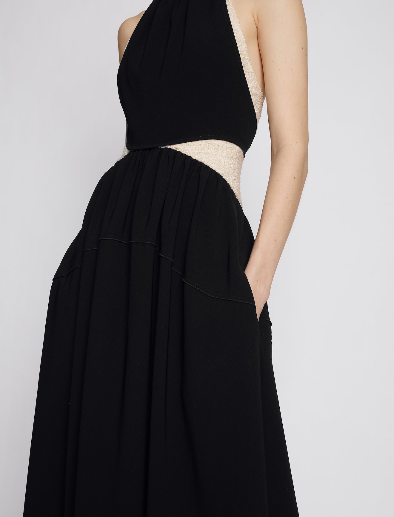 Crepe Halter Dress #3