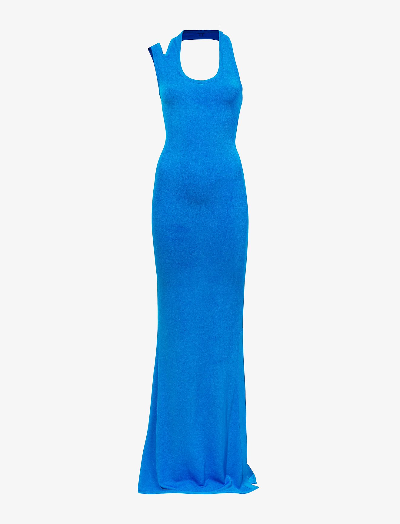 Crepe Jersey Halter Dress #4