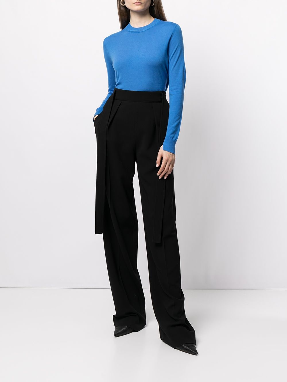 Proenza Schouler Pullover met ronde hals - Blauw