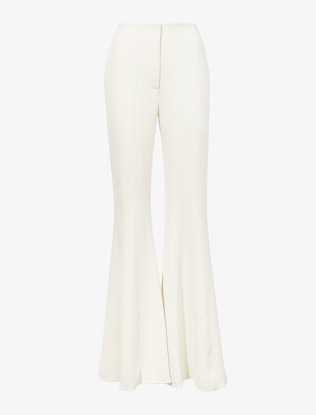 Textured Suiting Flared Pants #4