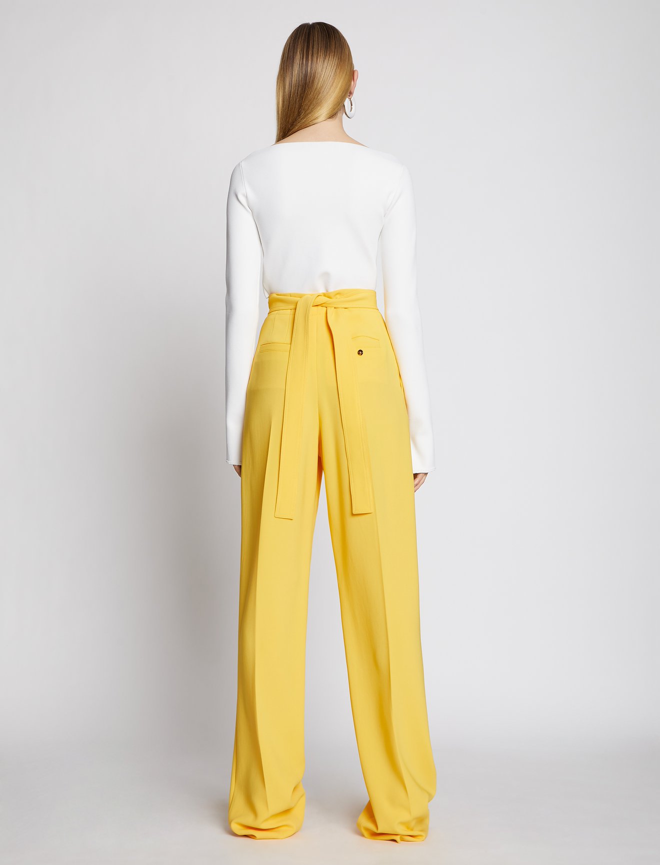 Crepe Wide Leg Pants #2