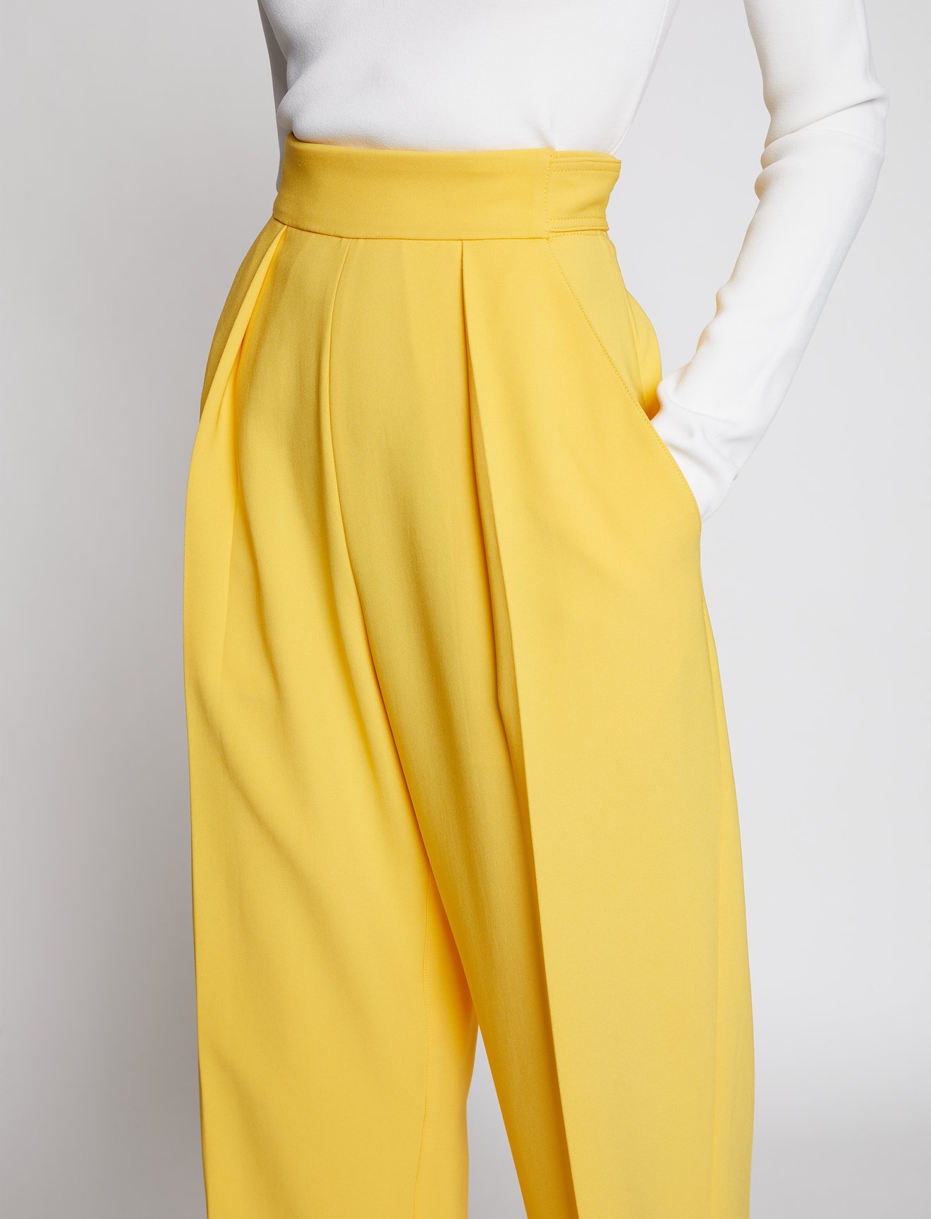 Crepe Wide Leg Pants #3
