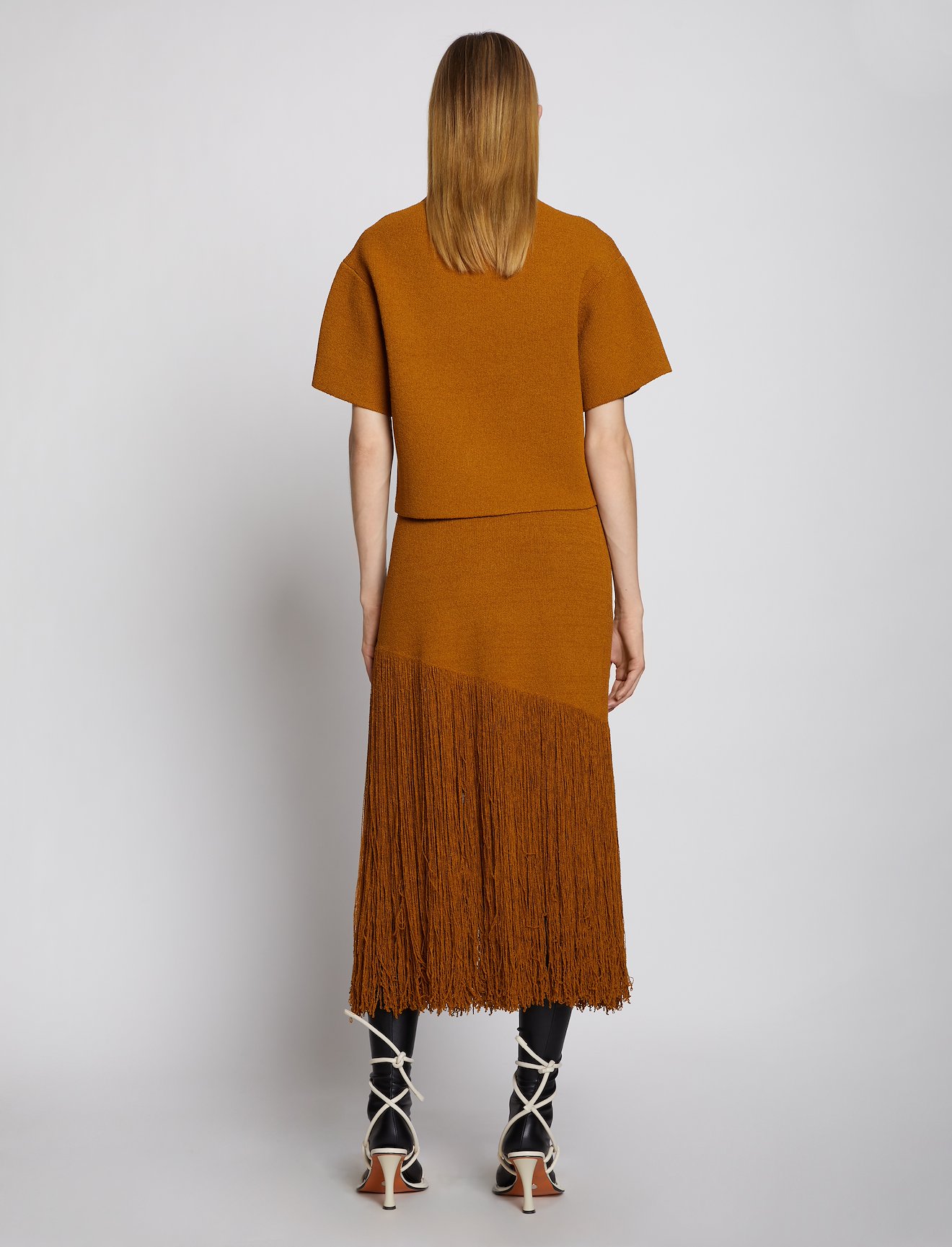Fringe Knit Skirt #2