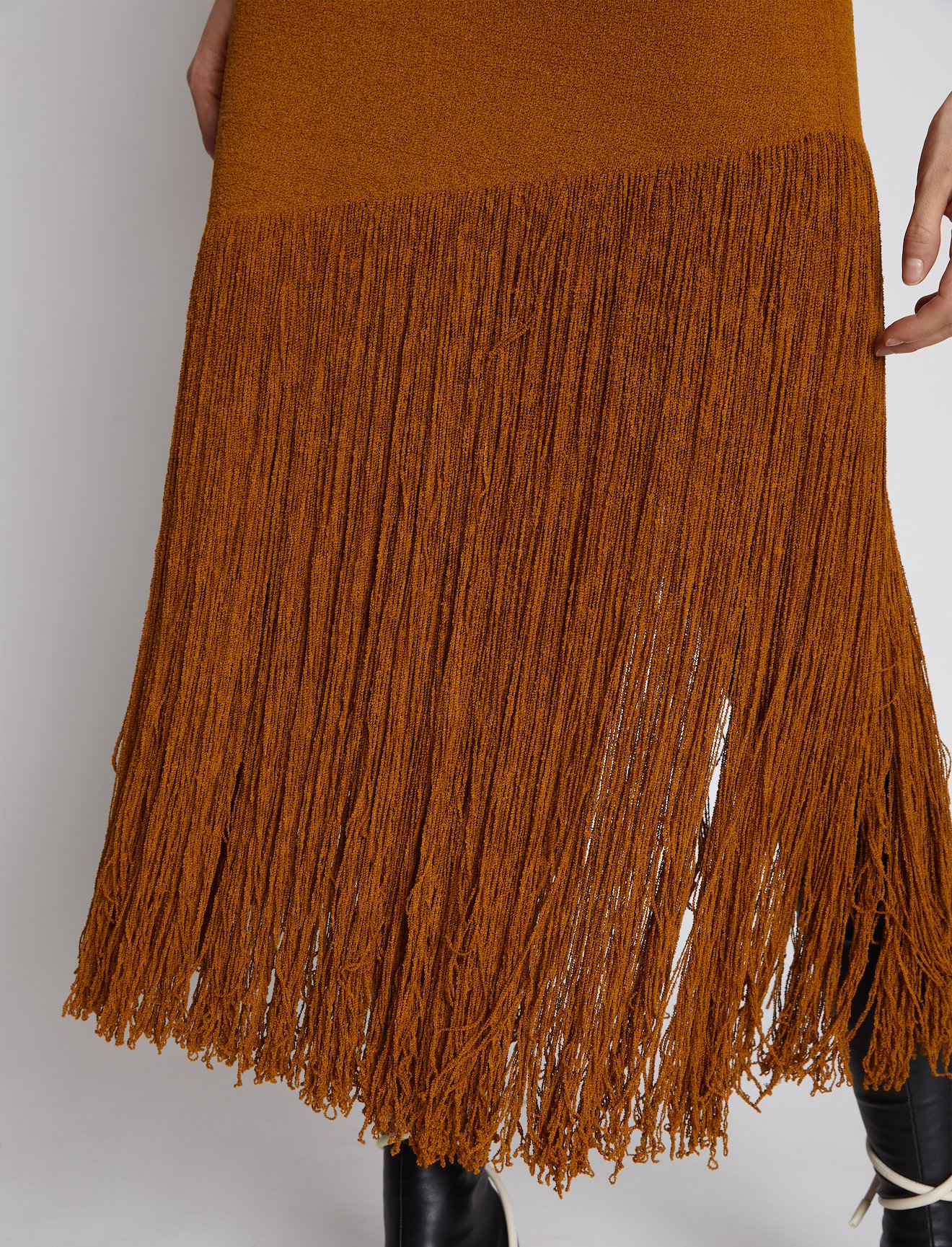 Fringe Knit Skirt #3