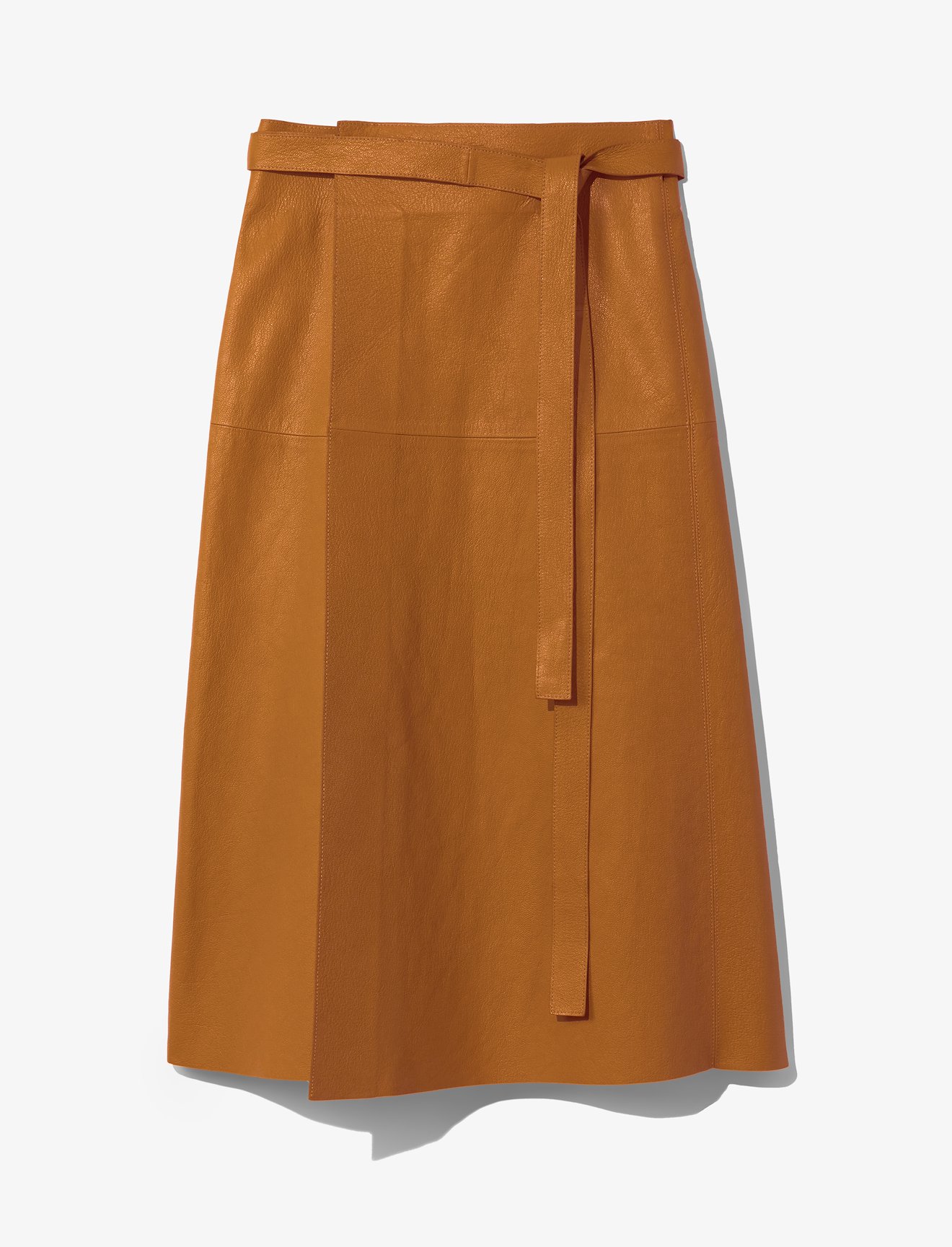 Leather Wrap Skirt #4