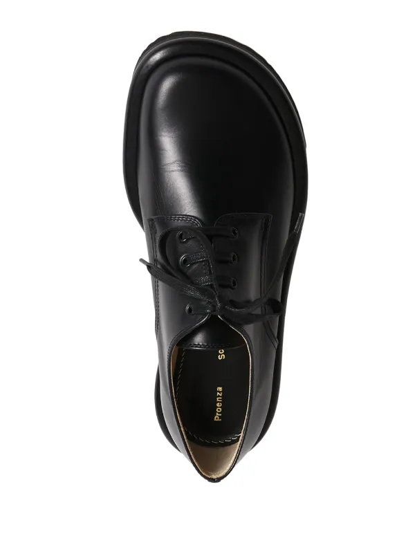Proenza Schouler Pipe Derby Shoes | Black | FARFETCH JO