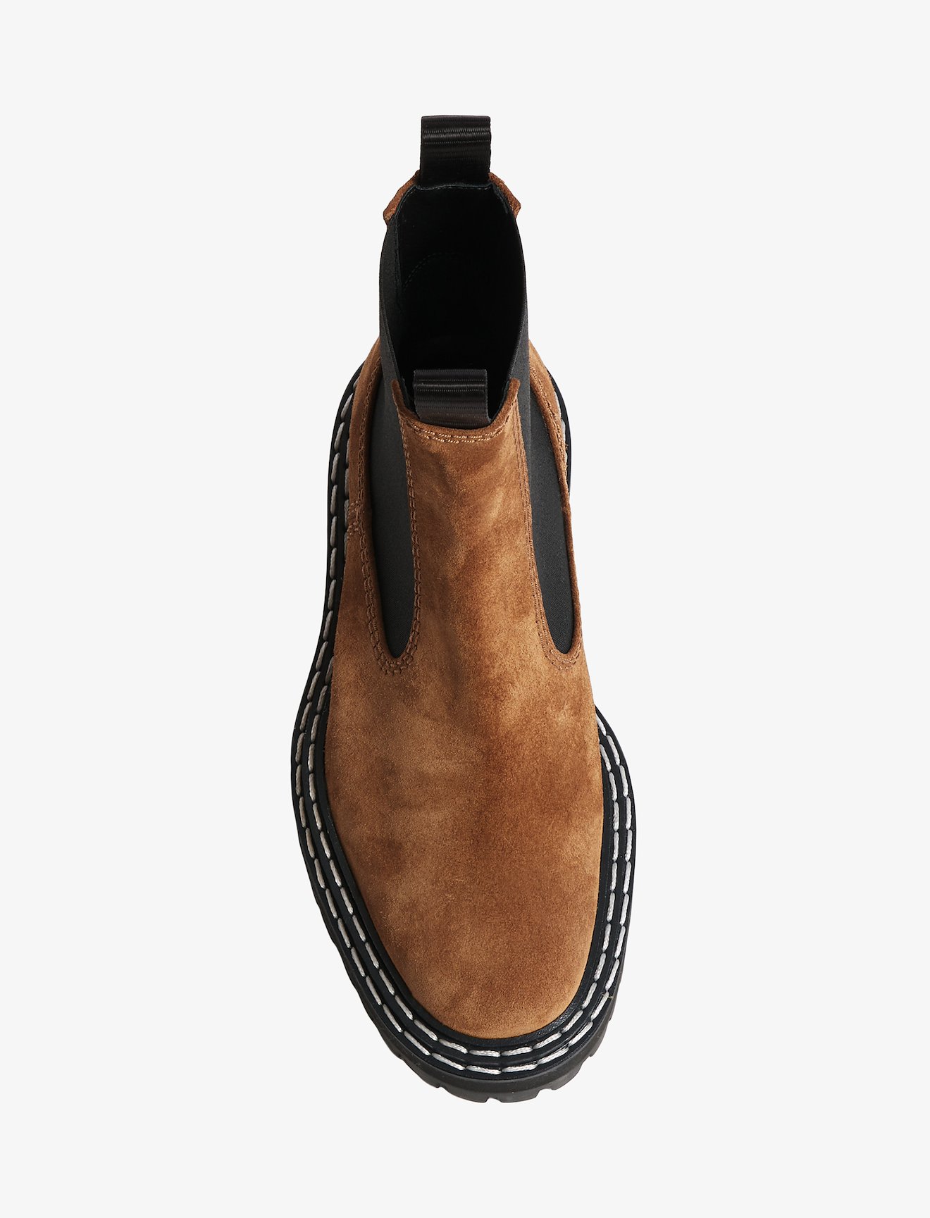 Suede Lug Sole Chelsea Boots #3