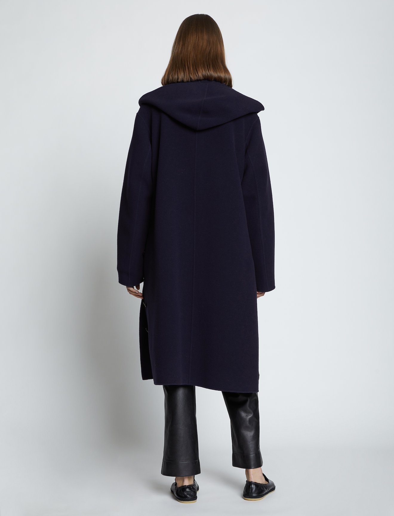 Hooded Doubleface Coat #2
