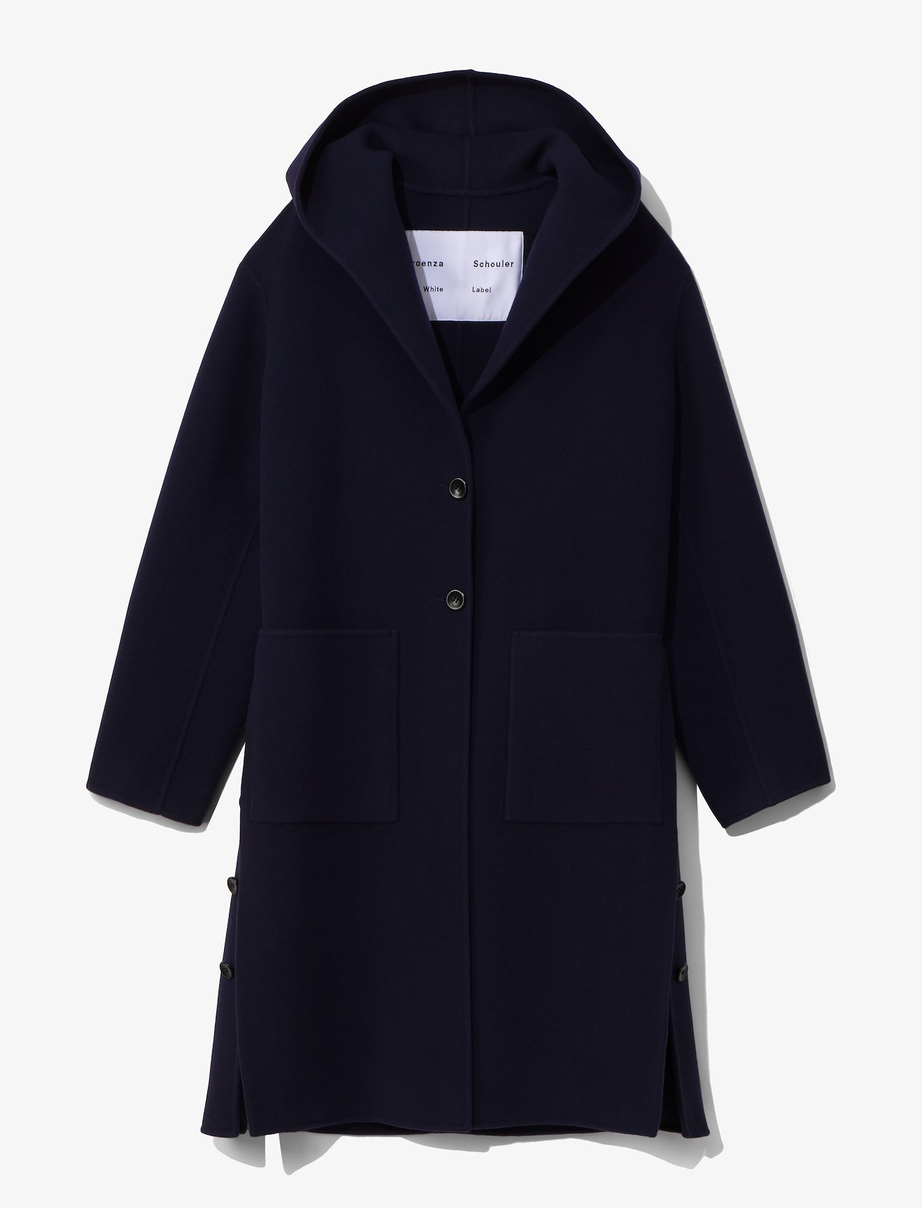 Hooded Doubleface Coat #4