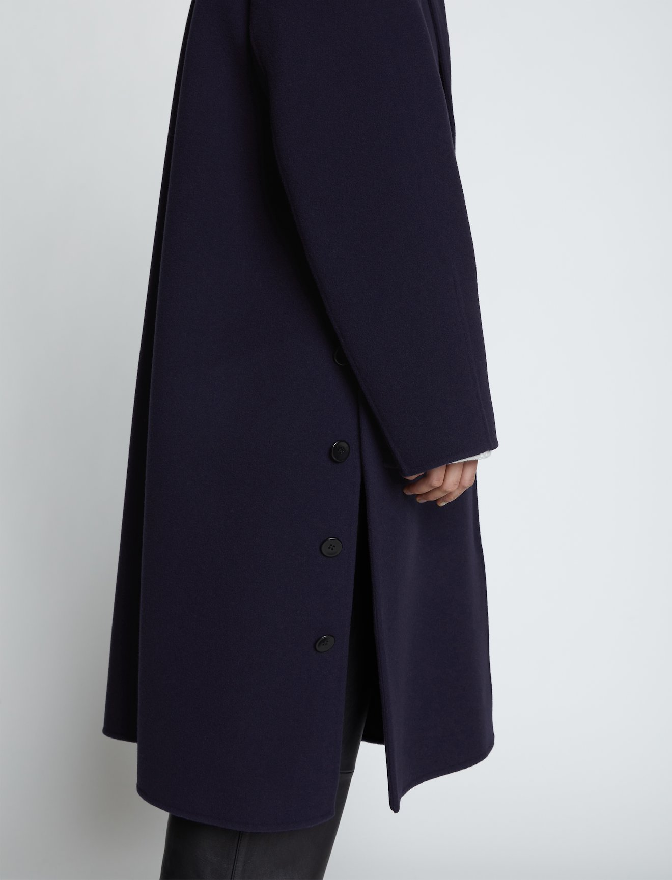 Hooded Doubleface Coat #3