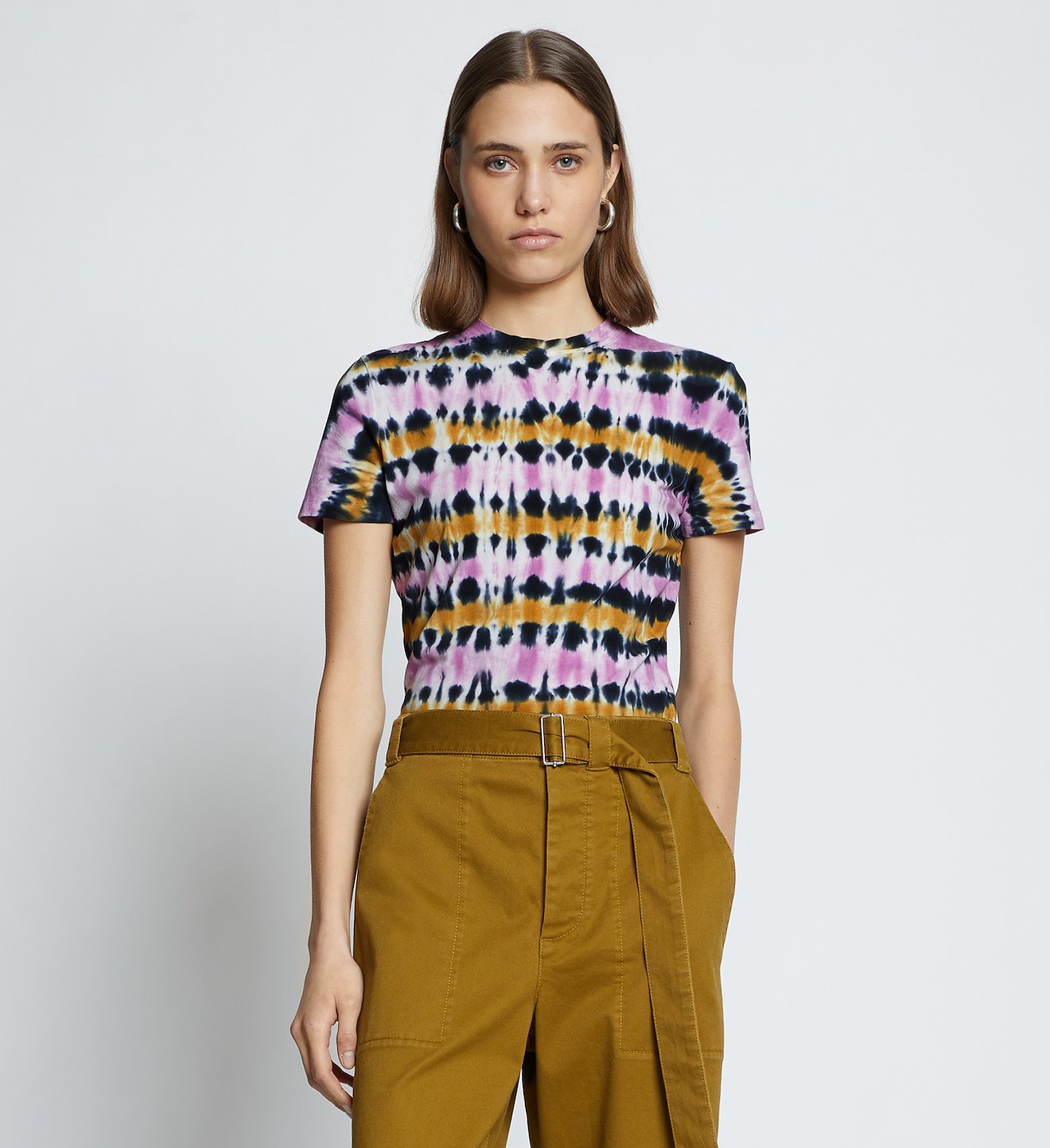 forestille øjenbryn Behov for Tie Dye T-shirt in pink | Proenza Schouler