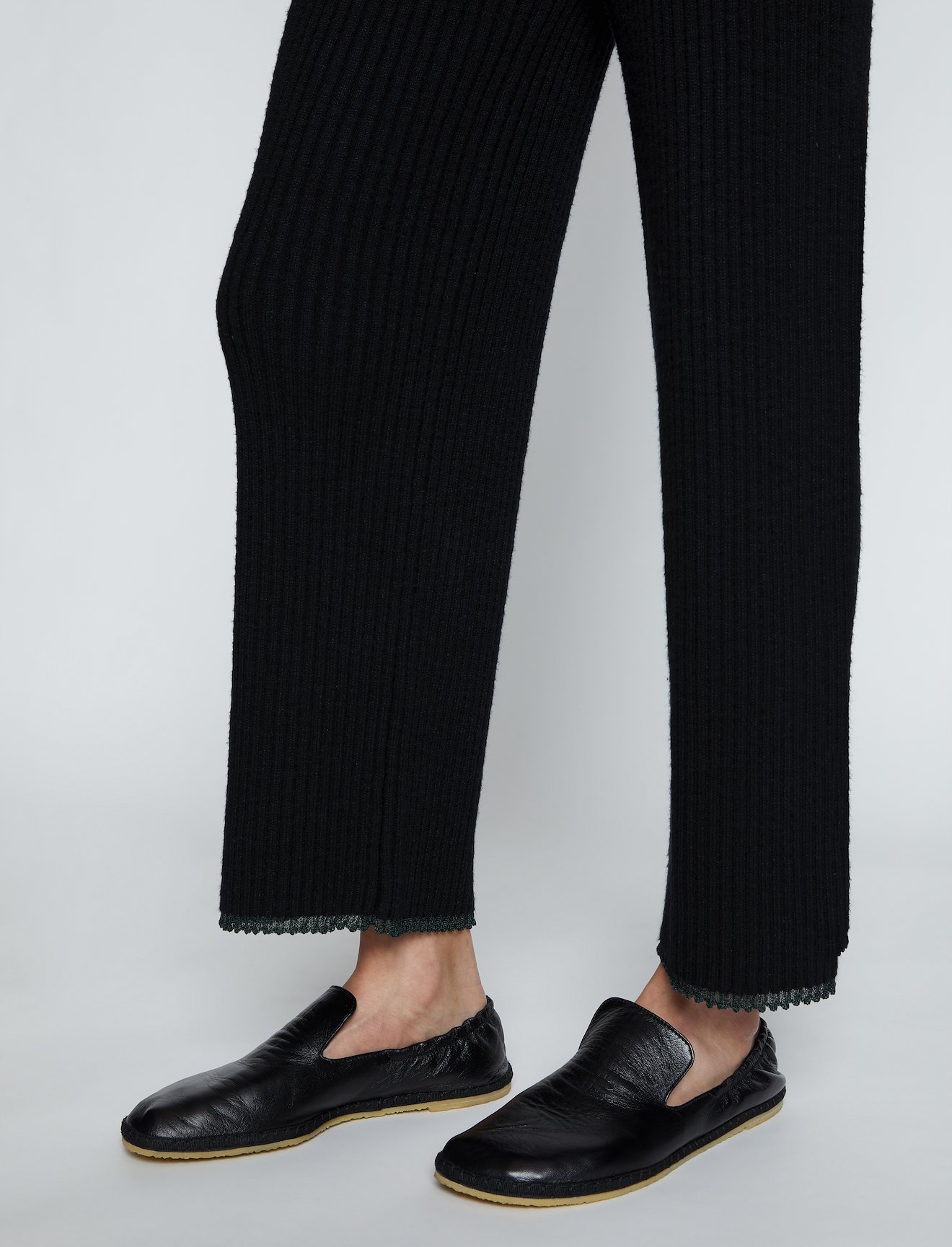 Fine Gauge Rib Knit Pants #3