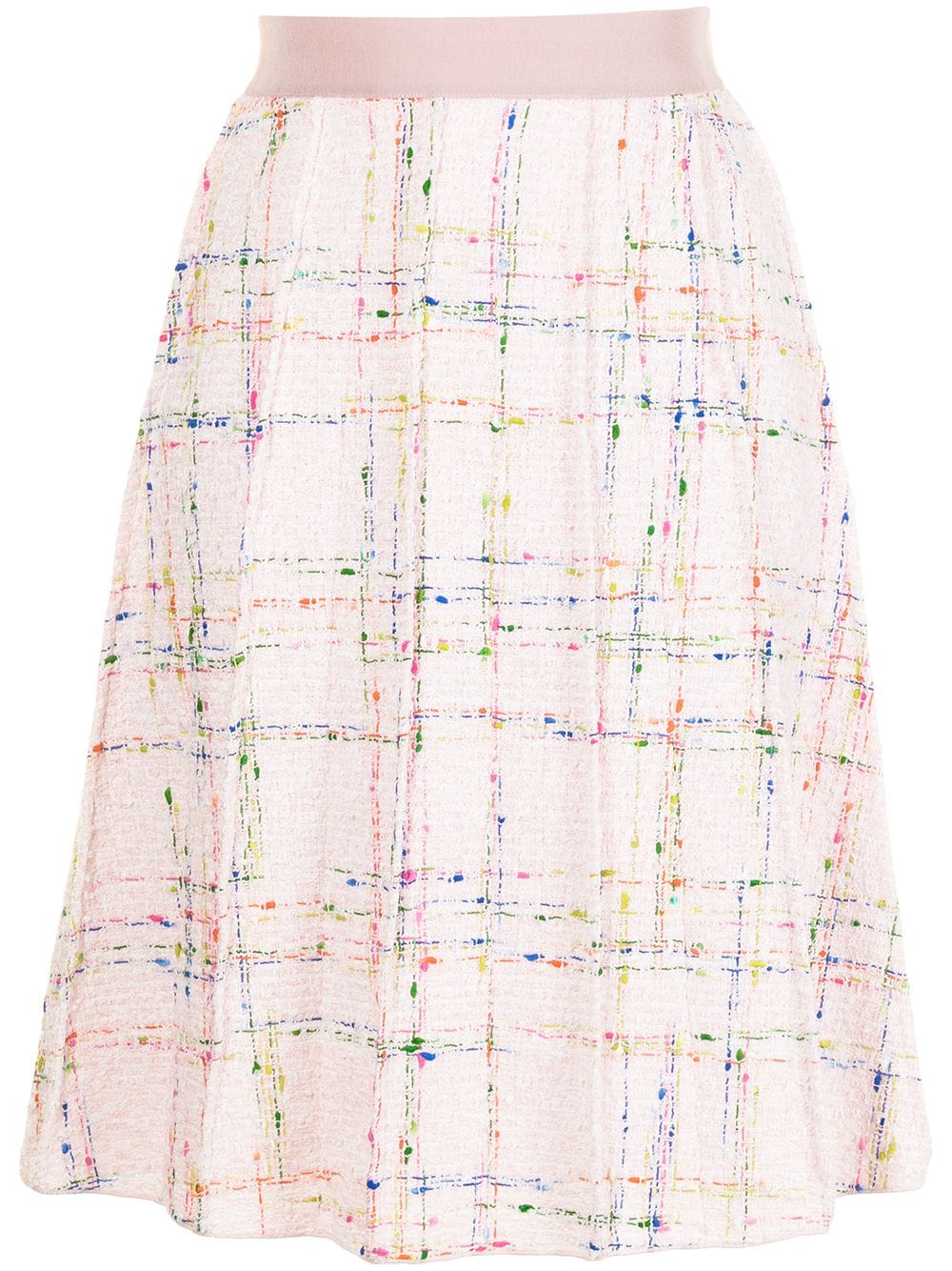 фото Giambattista valli твидовая юбка со складками