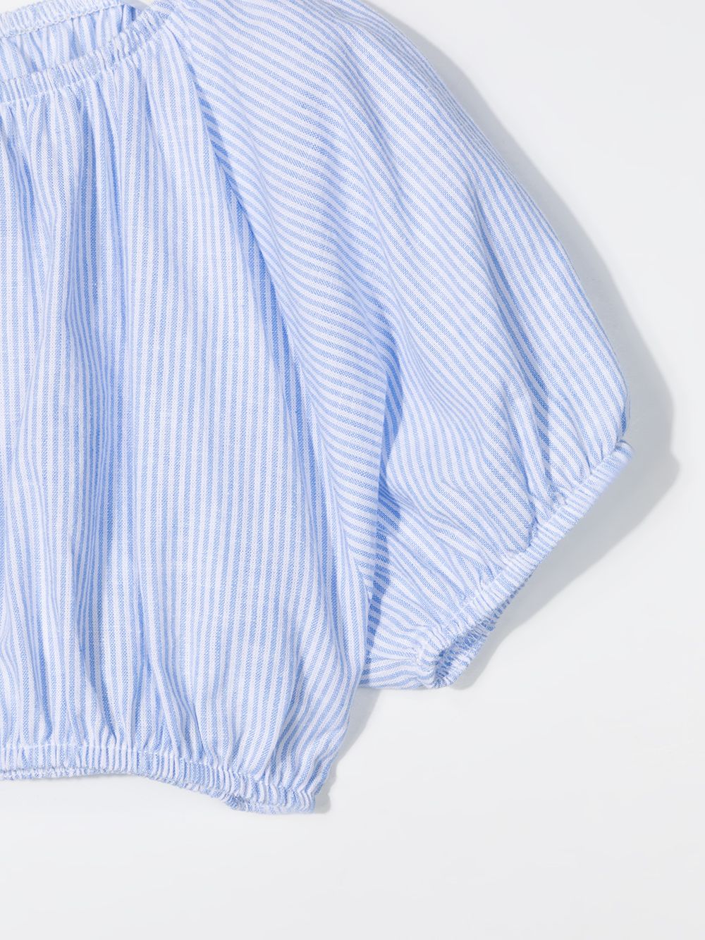 фото Douuod kids stripe-pattern cropped top