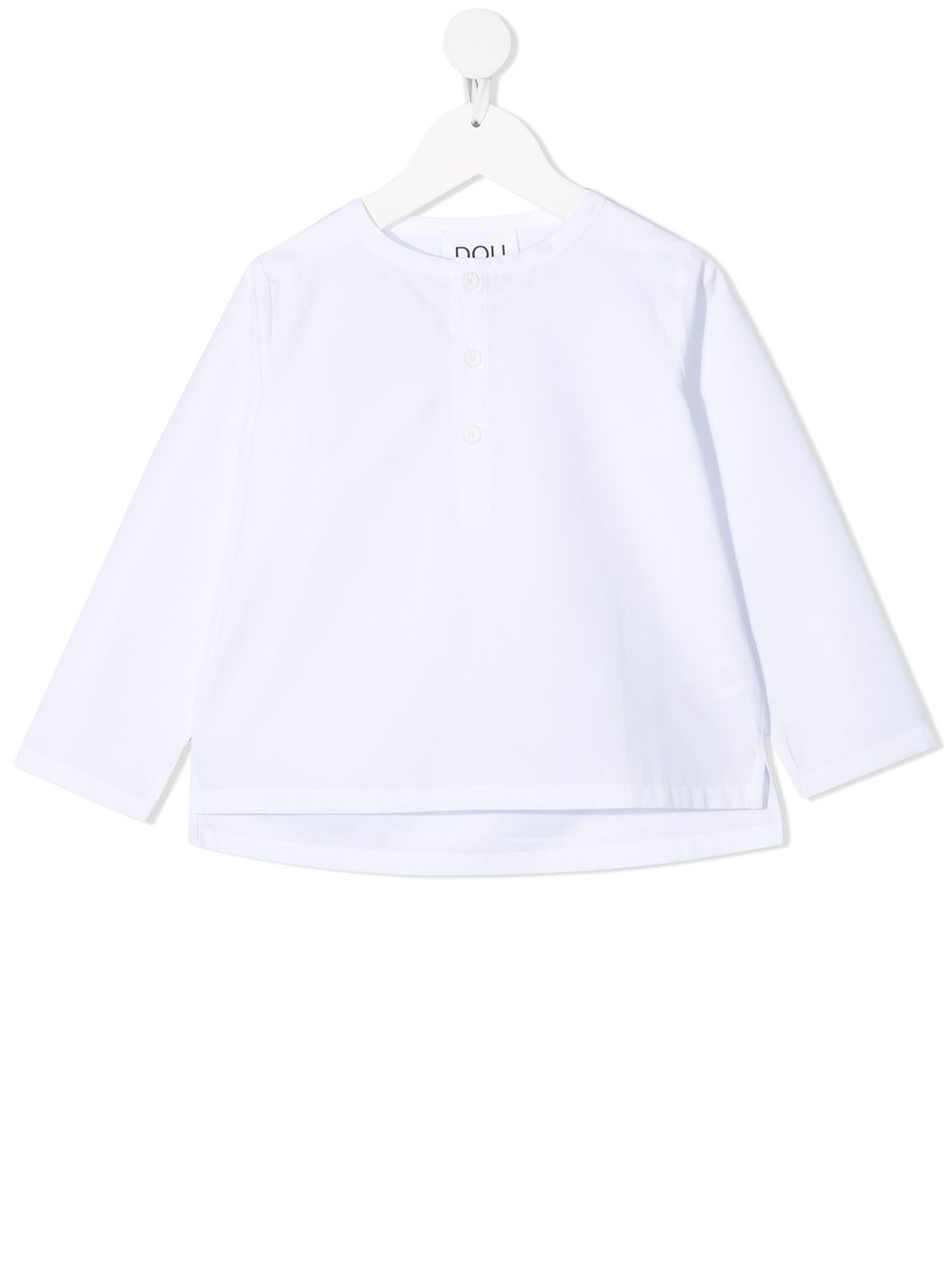 фото Douuod kids long-sleeve cotton polo shirt