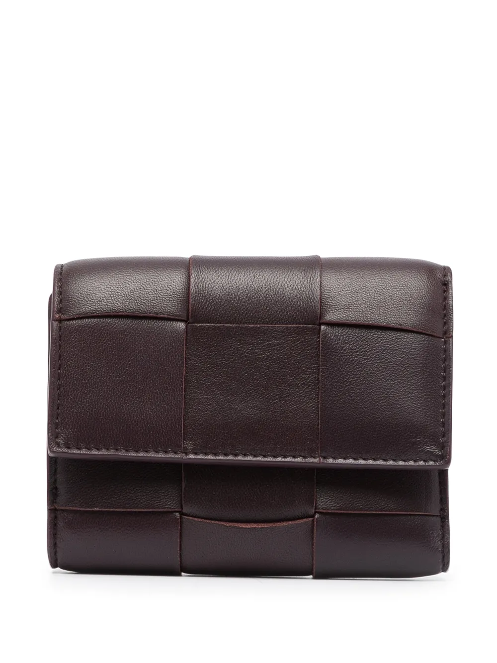 фото Bottega veneta мини-кошелек с плетением intrecciato