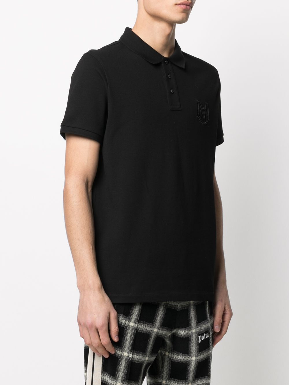 Moncler Logo Patch Polo Shirt - Farfetch