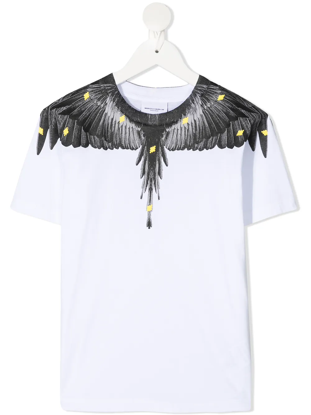 

Marcelo Burlon County Of Milan Kids playera con estampado Wings - Blanco