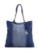 Image 1 of Chanel Pre-Owned 2019 denim Grand Shopping tote bag