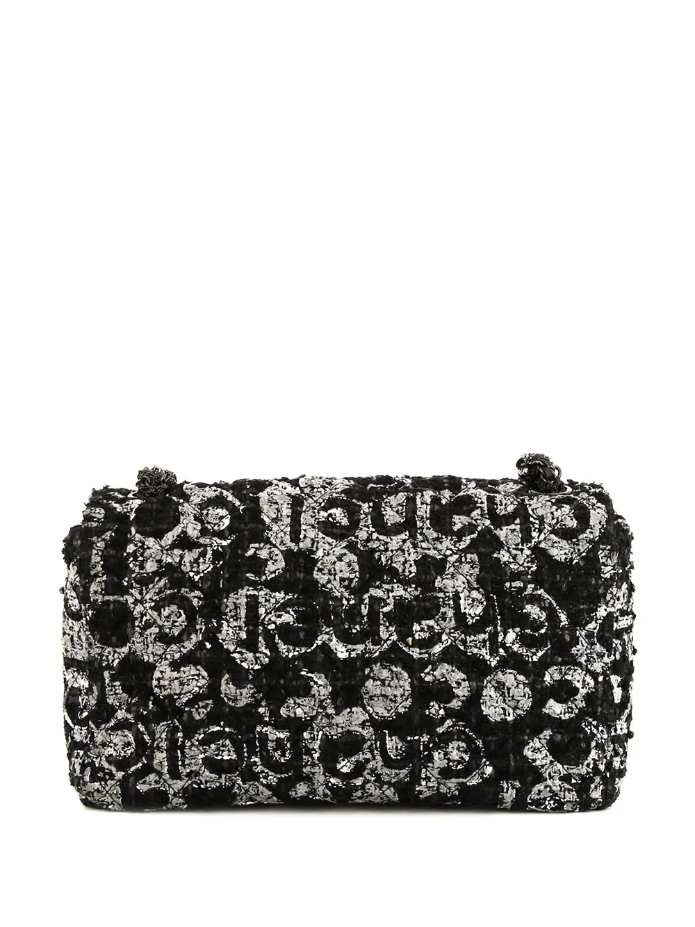фото Chanel pre-owned сумка на плечо double flap 2016-го года с принтом coco