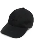 A.P.C. embroidered-logo cotton baseball cap - Black