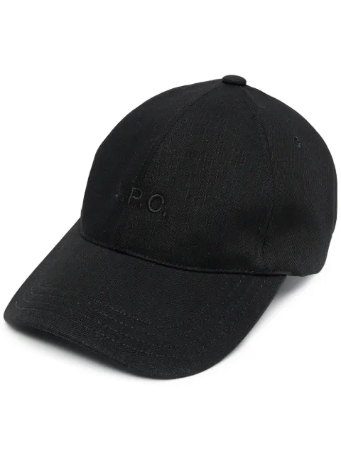 A.P.C. gorra con logo bordado