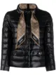 Image 1 of Herno scarf-embellished padded jacket