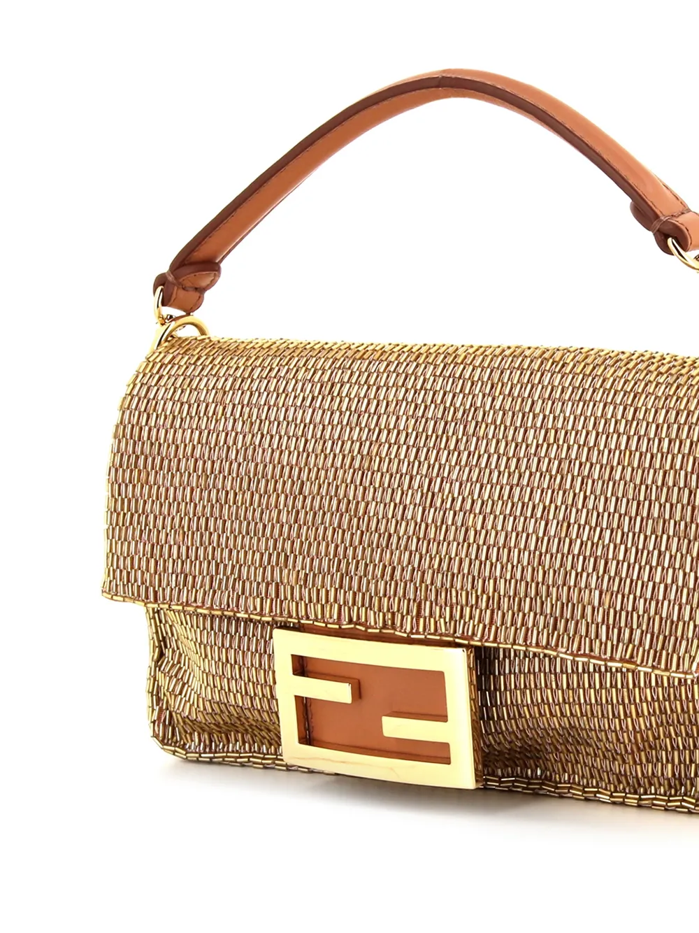 фото Fendi pre-owned сумка mini baguette с ручками и ремешком