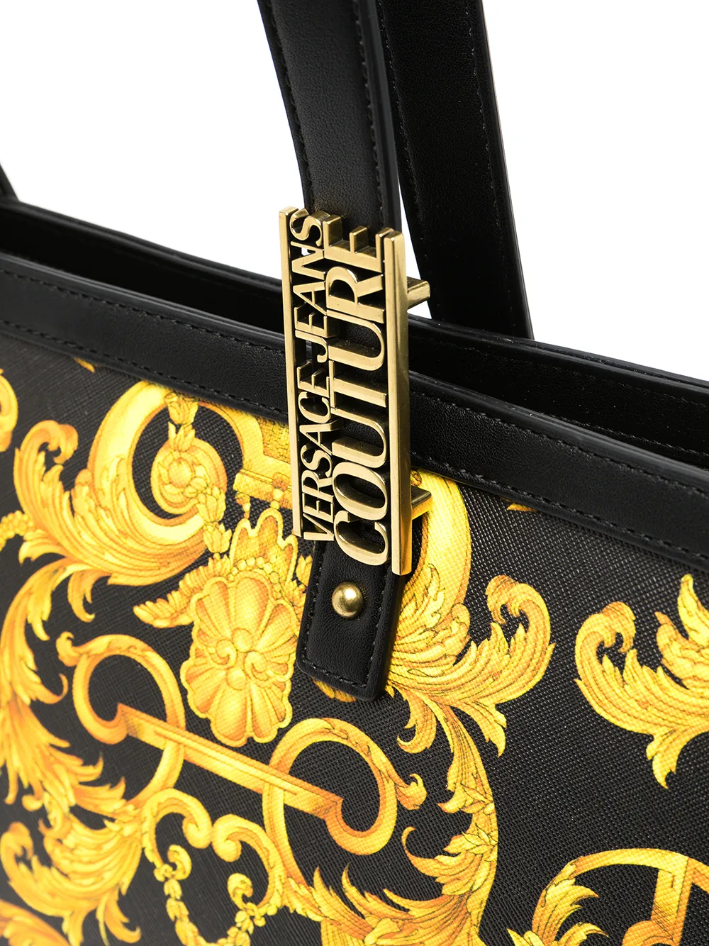 фото Versace jeans couture сумка-тоут с принтом barocco