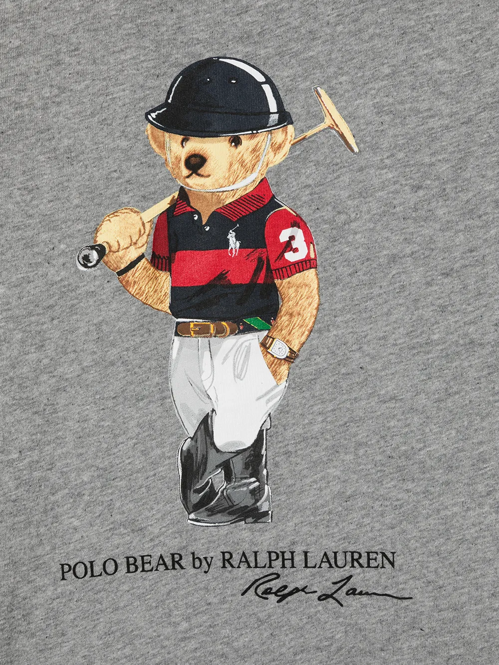 фото Ralph lauren kids футболка polo bear в стиле колор-блок