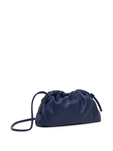 mansur gavriel mini cloud clutch white