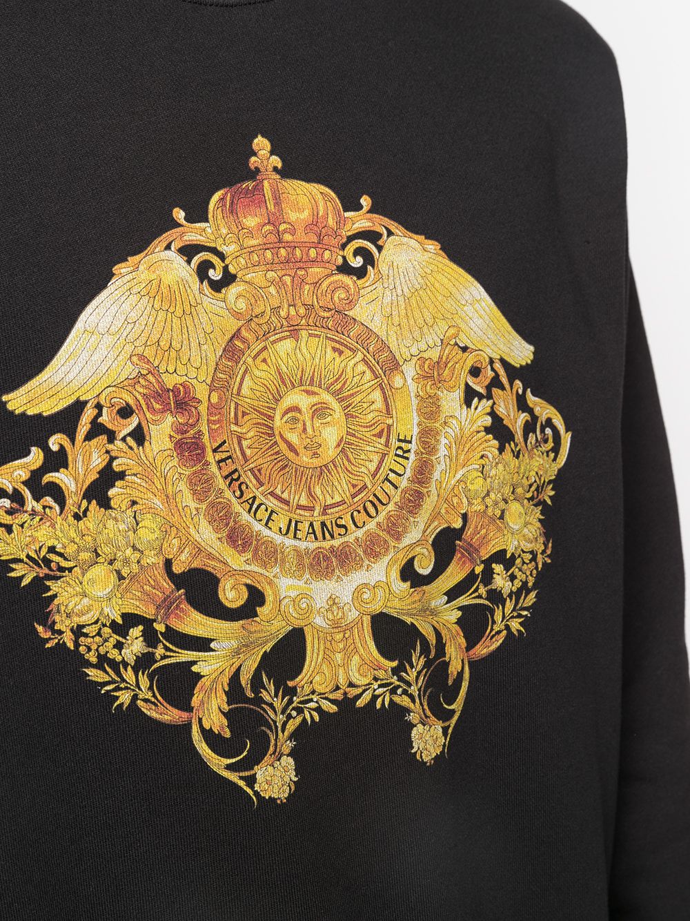 фото Versace jeans couture толстовка с монограммой baroque