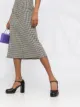 RED Valentino gingham-check skirt