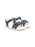 Geox Kids chunky touch-strap sandals - Blue