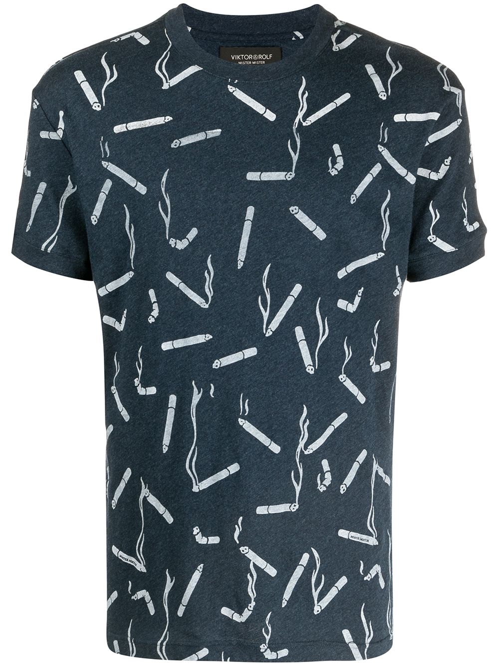 graphic print short-sleeved T-shirt