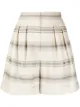 Image 1 of Brunello Cucinelli stripe-pattern high-waist shorts