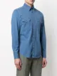 TOM FORD camisa de mezclilla con apliques de presión