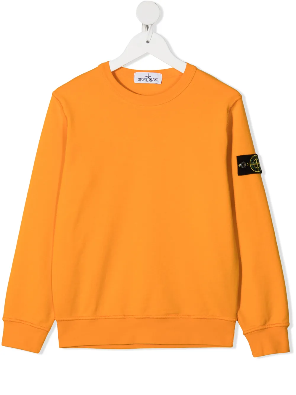 фото Stone island junior толстовка с нашивкой-логотипом