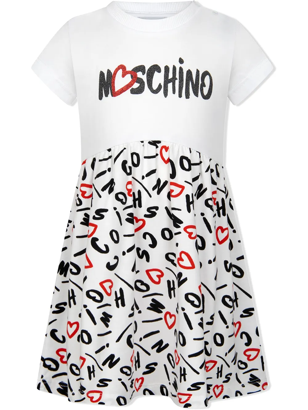 фото Moschino kids платье с логотипом