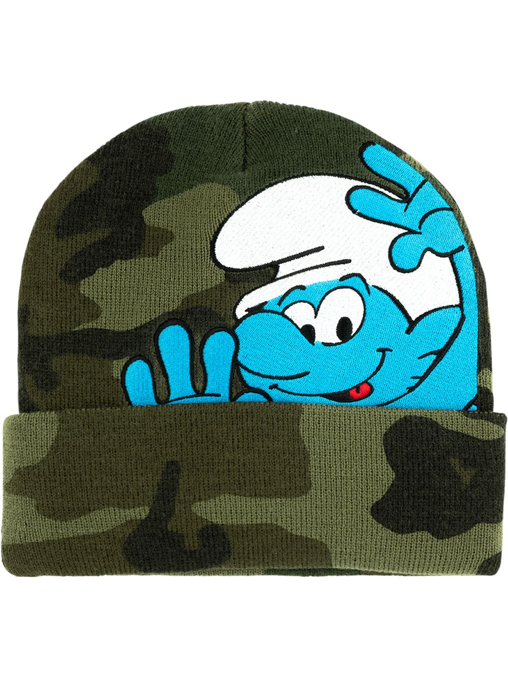 фото Supreme шапка бини smurfs из коллекции fw20