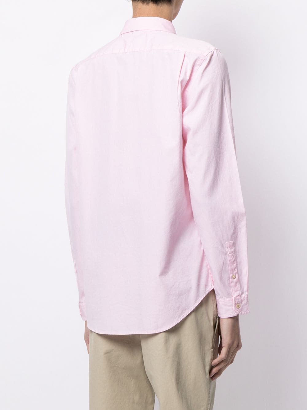 Shop Ps By Paul Smith Zebra Patch Cotton Shirt In Pink