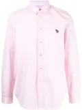 PS Paul Smith zebra patch cotton shirt - Pink