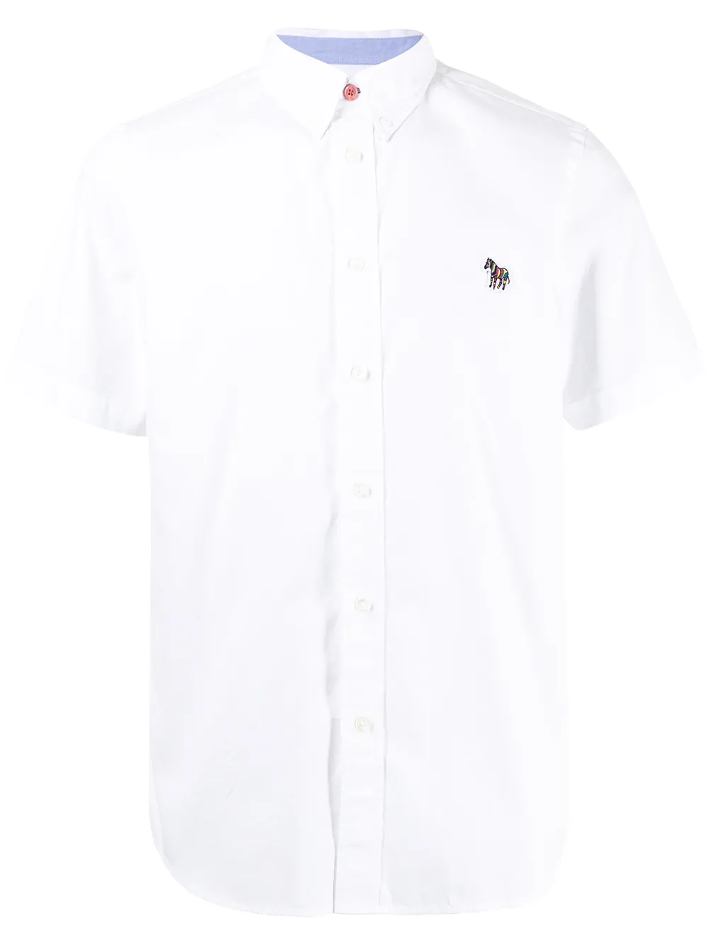 zebra patch organic cotton shirt