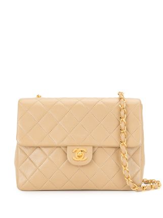 Chanel Pre Owned 1985-1990 Diamond-Quilted Shoulder Bag - ShopStyle