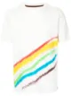 Image 1 of PAUL SMITH rainbow spray paint-print T-shirt