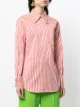Victoria Beckham vertical-stripe shirt