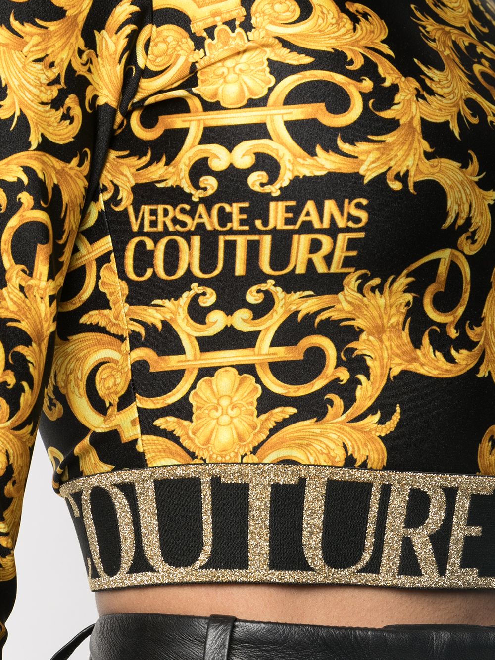 фото Versace jeans couture топ с принтом baroque